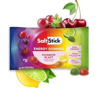 SaltStick Energy Gummies with Electrolytes, Rainbow Blast, Easy to Chew Electrolyte Gummies, Energy Chews that Taste Great. 5 Packs, 40 Gummies