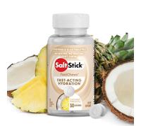 SaltStick FastChews Electrolytes - 60 Chewable Electrolyte Tablets - Salt Tablets for Running, Fast Hydration, Leg Cramps Relief, Sports Recovery - Non-GMO, Vegan, Gluten Free (Coconut Pineapple)