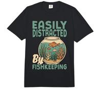 Saltwater Aquarium Fish Bowl Easily Distracted by Comfort Colors Adult Heavyweight T-Shirt