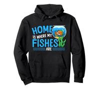 Saltwater Aquarium Home Is Where My Fishes Are Pullover Hoodie