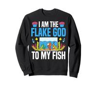 Saltwater Aquarium I Am The Flake God To My Fish Sweatshirt