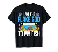 Saltwater Aquarium I Am The Flake God To My Fish T-Shirt
