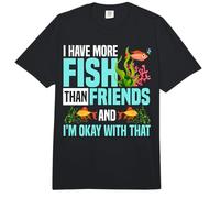 Saltwater Aquarium I Have More Fish Than Friends and I'm Comfort Colors Adult Heavyweight T-Shirt