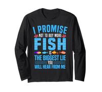 Saltwater Aquarium I Promise Not To Buy More Fish Is The Long Sleeve T-Shirt