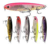 Saltwater Bait Bait, Saltwater Fishing Lures - 6X Fishing Lures | Fishing Tackle | Swimming Lures for Bars, Colorful Artificial Eyes and for All Kinds of Waters
