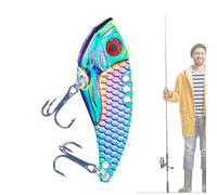 Saltwater Bait Lure, Animated Bass Lure, Colorful Fishing Stuff, Stuff with Eye Equipment and Equipment, Realistic Fishing Lures for Freshwater