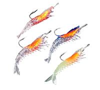 Saltwater Bait, Sea Fishing Lure, Luminous Jig with Hook, Artificial Bait for Trout, Bass, River, Pond, Coast, Inland Waters, Lake
