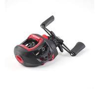 Saltwater Baitcasting Reel 8kg Drag Metal Spool Long Cast Lightweight Smooth Fishing Reel for Saltwater Freshwater Left Hand Use