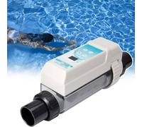 Saltwater Chlorinator System, Self-Cleaning Salt Chlorine Generator, Smart Adjustment, 20g/h Output for Pools - Auto Cleaning Salt Water Pool System