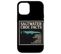 Saltwater Croc Facts Length Bite Force Data Case for iPhone 12/12 Pro