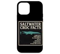 Saltwater Croc Facts Length Bite Force Data Case for iPhone 12 mini