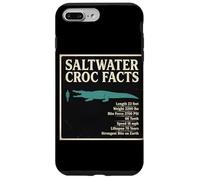 Saltwater Croc Facts Length Bite Force Data Case for iPhone 7 Plus/8 Plus
