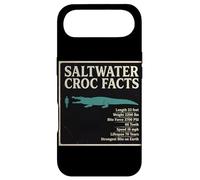 Saltwater Croc Facts Length Bite Force Data Case for iPhone Air