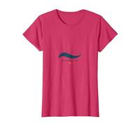Saltwater Cure: Coastal Wellness Ocean Wave Logo T-Shirt, Women, Red Heather, L