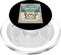 Saltwater Doctor Crab Ocean Vintage Design PopSockets PopGrip for MagSafe