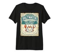 Saltwater Doctor Crab Ocean Vintage Design Premium T-Shirt