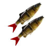 Saltwater Fishing Lures | 2 Pieces Artificial Baits Simulation for Fishing, Soft Lure Swimmer Bait, for Saltwater Fresh Ice Shore Camping Pond Kayak Outdoor Bass Trout Catfish