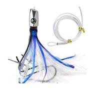saltwater fishing lures metal head octopus squid skirt bait salt water octopus fishing lures metal jig head skirt lures