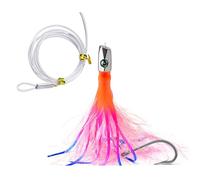 saltwater fishing lures metal head octopus squid skirt bait salt water octopus fishing lures metal jig head skirt lures
