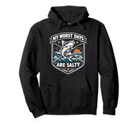 Saltwater Fishing Mindset For Calm Ocean Focused Anglers Pullover Hoodie