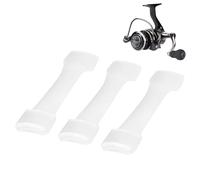 Saltwater Fishing Rod Reel Holder Protective Case | 3-Piece Silicone Protective Pads - Silicone Protective Cover for Mill Holder, for Sea Fishing, River, Lake, Boat, Outdoor Sports