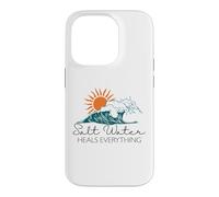Saltwater Heals Everything - Summer Vacation Case for iPhone 14 Pro