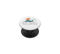 Saltwater Heals Everything - Summer Vacation PopSockets Adhesive PopGrip