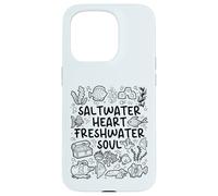 Saltwater Heart - Freshwater Soul - Aquarium Vibes Case for iPhone 15 Pro