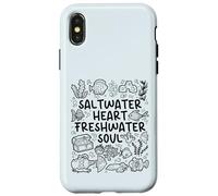 Saltwater Heart - Freshwater Soul - Aquarium Vibes Case for iPhone X/XS