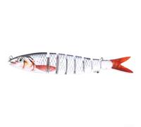 Saltwater Lure with Multi-segmented Construction for Smooth Swimming Action, Controlled Descent and High Hook Penetration (JM034-11)