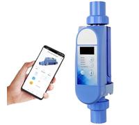 Saltwater Pool Chlorinator System for Up to 22,000 Gallons, Built-in Wi-Fi & App Remote Control, Smart Digital Panel, Chlorine Generator with 35M³/8g/h Output