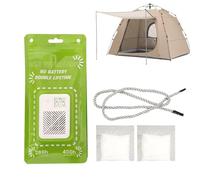 Saltwater Powered Lamp - Compact LED Lighting with 3 Lighting Modes, Outdoor Light that Works with Salt Water, for Camping, Adventure, Travel, Trips, Picnics and Mountaineering