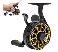 Saltwater Reel Fishing Reel - 11x7x6.3cm Magnetic Drop System Fly Reels| For Beginner Adults Men Trout Salmon Crappie Catfish Freshwater Saltwater