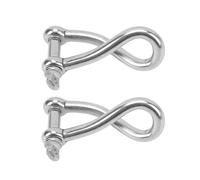 Saltwater Safe Stainless Steel Shackle Set Precisions Engineered Metal Shackle Upgrades Excellent For Boat & Ship Rigging Heavy Duty