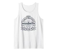 Saltwater Seashells Sunshine - Vintage Boat Beach Vacation Tank Top