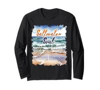 Saltwater Soul : Beach and Ocean Long Sleeve T-Shirt
