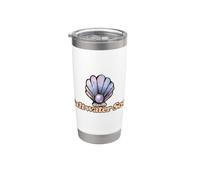 Saltwater Soul Watercolor Seashells Illustration Stainless Steel Insulated Tumbler