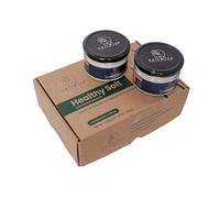 SaltWise Salicornia White Salt - Premium Healthy Salt Jar 2-Pack, Low Sodium Salt Substitute, Plant-Based Mineral Salt, Kosher, 100% Natural, No Additives (14.10 oz / 400g Total)