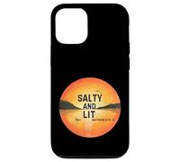 Salty And Lit Christian Faith Bible Verse Salt Light Case for iPhone 12/12 Pro