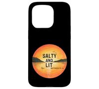 Salty And Lit Christian Faith Bible Verse Salt Light Case for iPhone 15 Pro