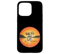 Salty And Lit Christian Faith Bible Verse Salt Light Case for iPhone 15 Pro Max