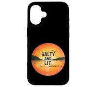 Salty And Lit Christian Faith Bible Verse Salt Light Case for iPhone 16