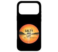 Salty And Lit Christian Faith Bible Verse Salt Light Case for iPhone 17 Pro Max