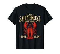 Salty Breeze Port Wenn Lobster Coastal Inn Nautical Humor Value Graphic T-Shirt