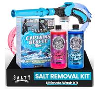 Salty Captain's Marine Rescue Box: All-in-One Wash and Engine Flush Device for Boats & PWCs with Salt Wash Detergent & Engine Flush for Outboard & Jetskis