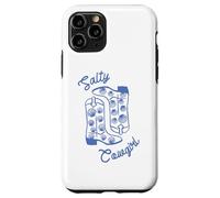 Salty Cowgirl Western Boots with Seashells Coastal Graphic Case for iPhone 11 Pro
