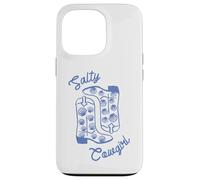 Salty Cowgirl Western Boots with Seashells Coastal Graphic Case for iPhone 13 Pro