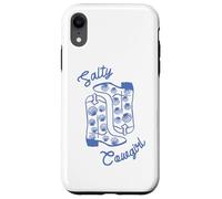 Salty Cowgirl Western Boots with Seashells Coastal Graphic Case for iPhone XR