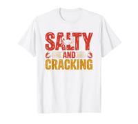 Salty Cracking Crab Boil Seafood Attitude Funny Cracker T-Shirt