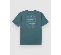 Salty Crew Baited Classic Short Sleeve T-shirt Blue S Men